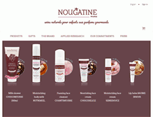 Tablet Screenshot of nougatineparis.com